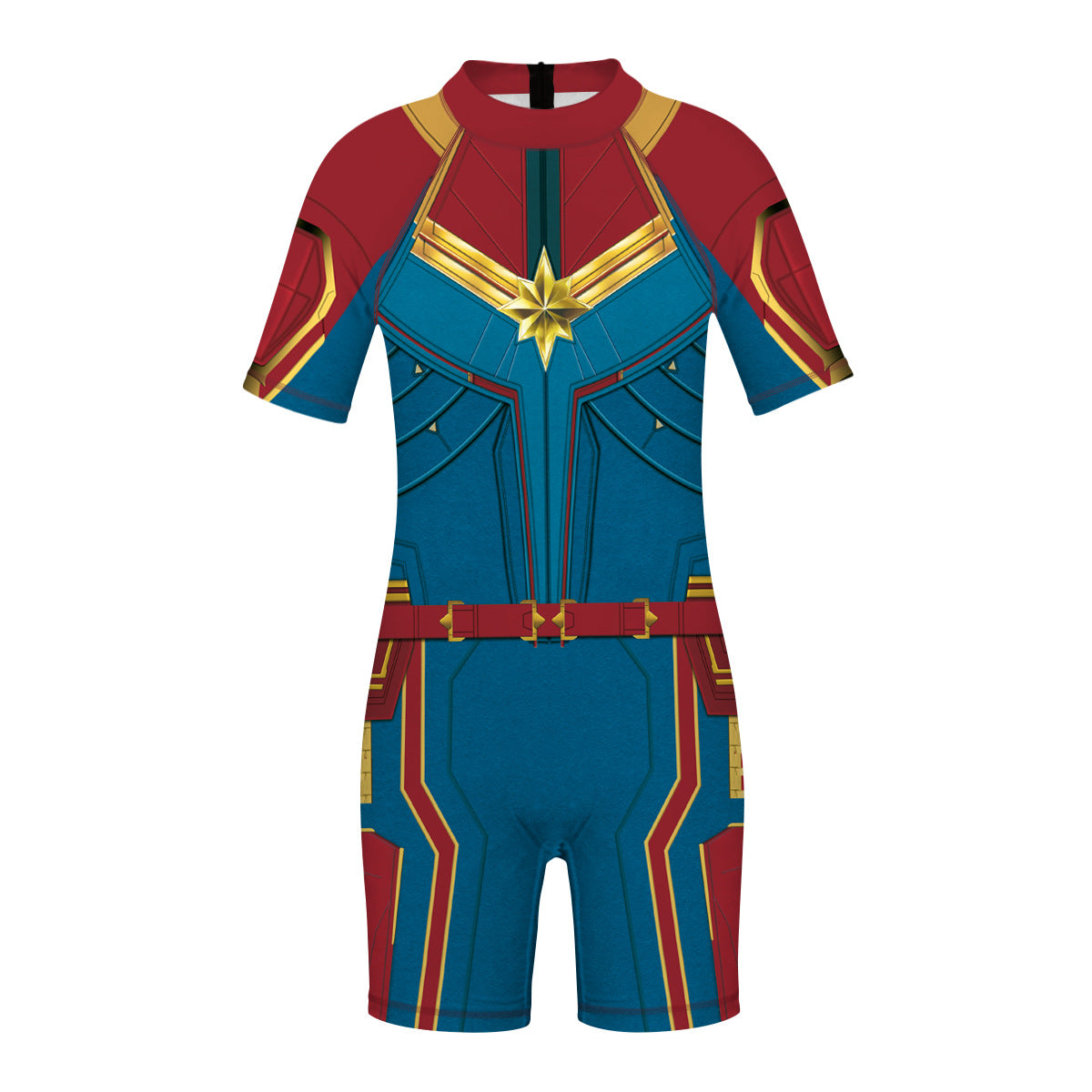 Kinder Sommer Captain America Badeanzug Beach Holiday Jumpsuit Bademode