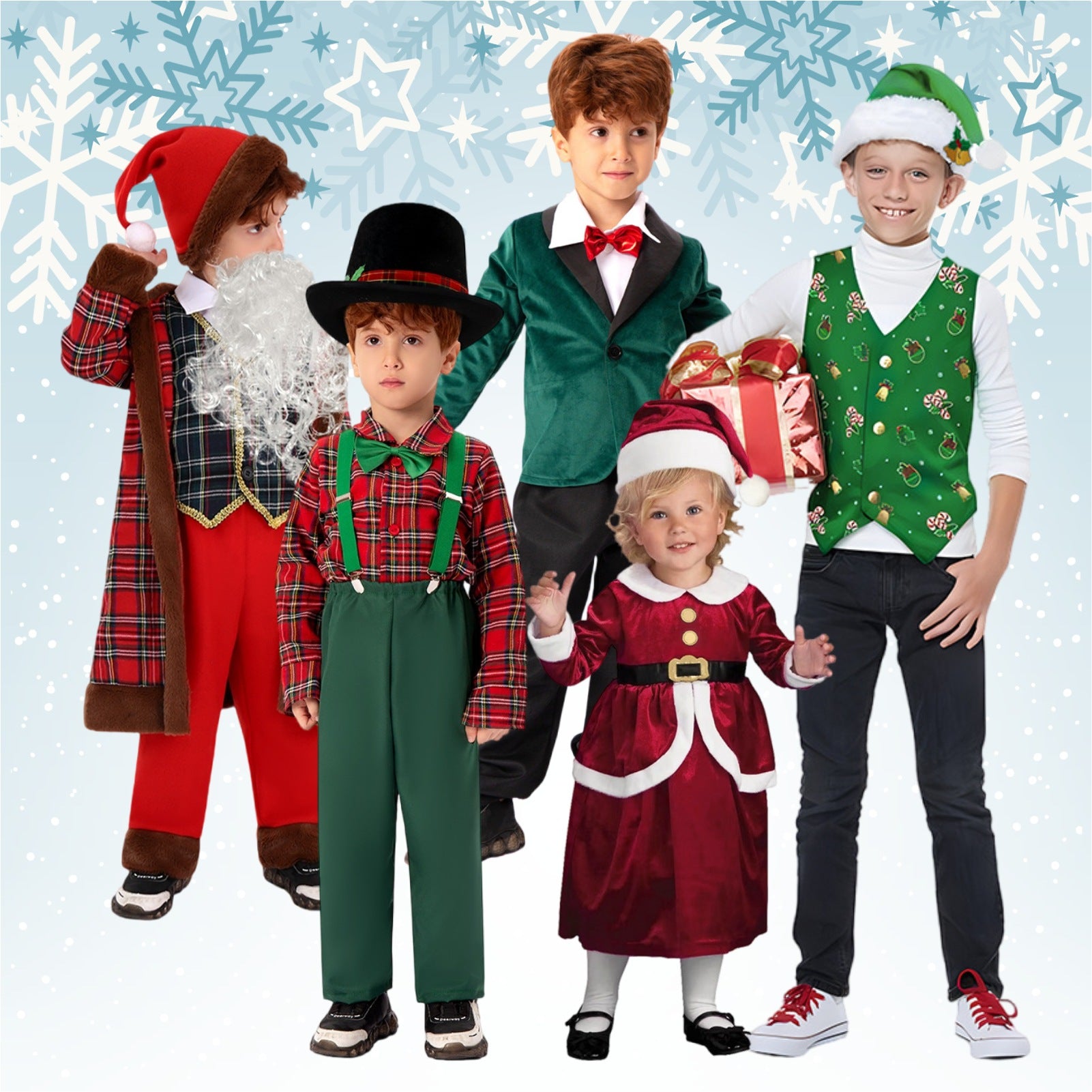 Kinder Mädchen Weihnachten Cosplay Halloween Kostüm