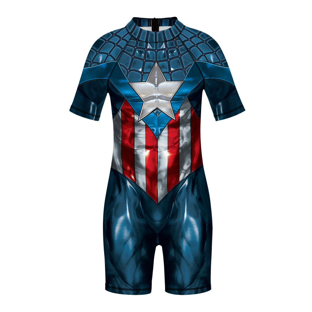 Kinder Sommer Captain America Badeanzug Beach Holiday Jumpsuit Bademode