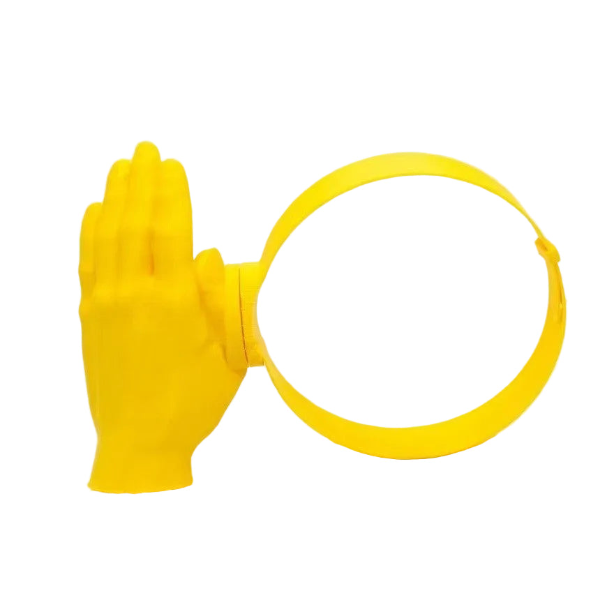 Witzige Hand-Sonnenhut & Stirnband-Kombination - UV-beständig, leicht und auffällig für den Sommer