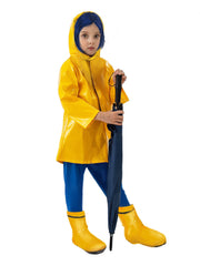 Kinder Mädchen Coraline und die geheime Tür Cosplay Kostüm Outfits Halloween Karneval Outfit
