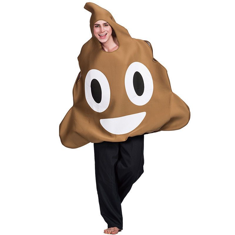 Erwachsene unisex Lustige Kostüme Cosplay Poo Funny Kostüm Outfits Halloween Karneval Anzug