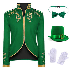 Herren St. Patrick's Day Top Cosplay Kostüm Outfits Halloween Karneval Anzug