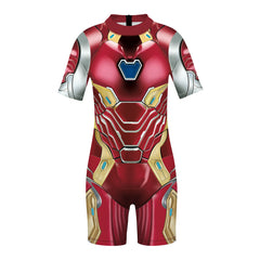 Kinder Sommer Captain America Badeanzug Beach Holiday Jumpsuit Bademode