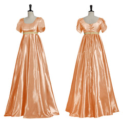 Damen Empire Taille Kleid Regency Ballkleid 19. Jahrhundert Satin Vintage Kleider Viktorianische BallkleiderKleider Kostüm