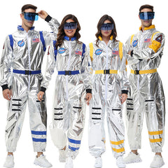 Herren Cosplay Kostüm Outfits Halloween Karneval Anzug Astronaut