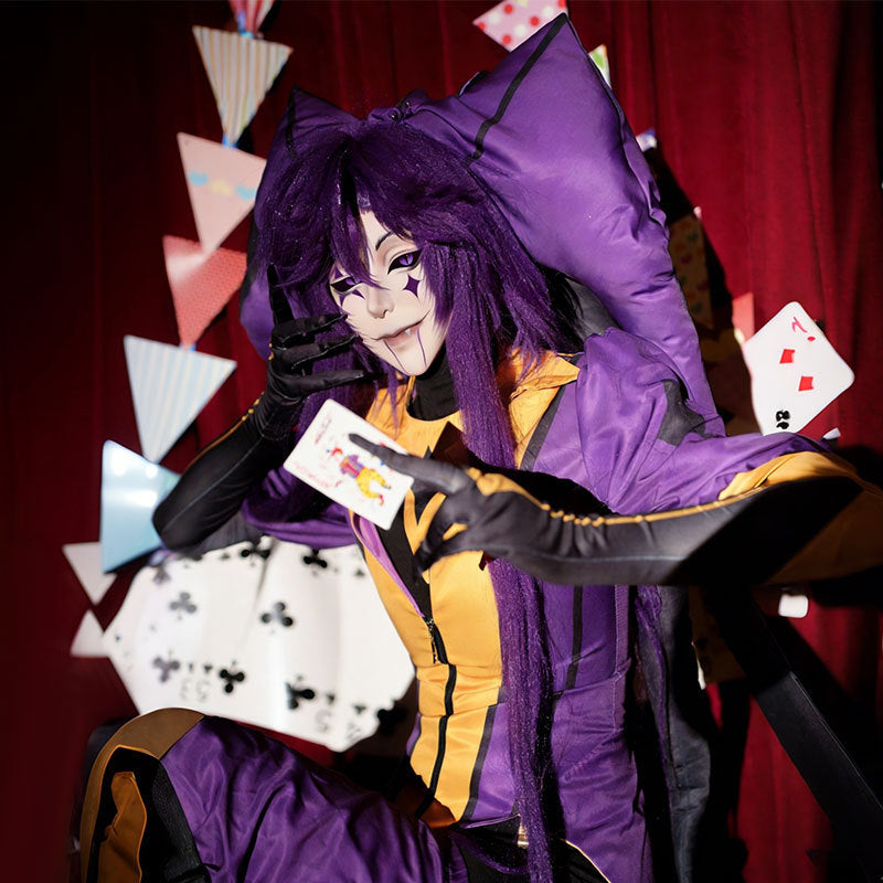 Erwachsenen-Zirkuskostüm The Freak Circus Kostüm Joker Halloween Karneval Cosplay Clown-Outfit