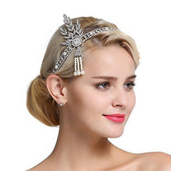 1920er Charleston Kleid Kopfschmuck Damen Flapper 1920er Jahre Retro Requisite