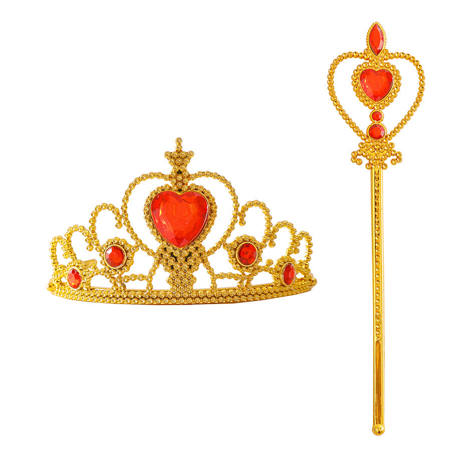 Kinder Mädchen Prinzessinnen-Accessoires Masken Stirnbänder Halsketten Halloween und Karneval