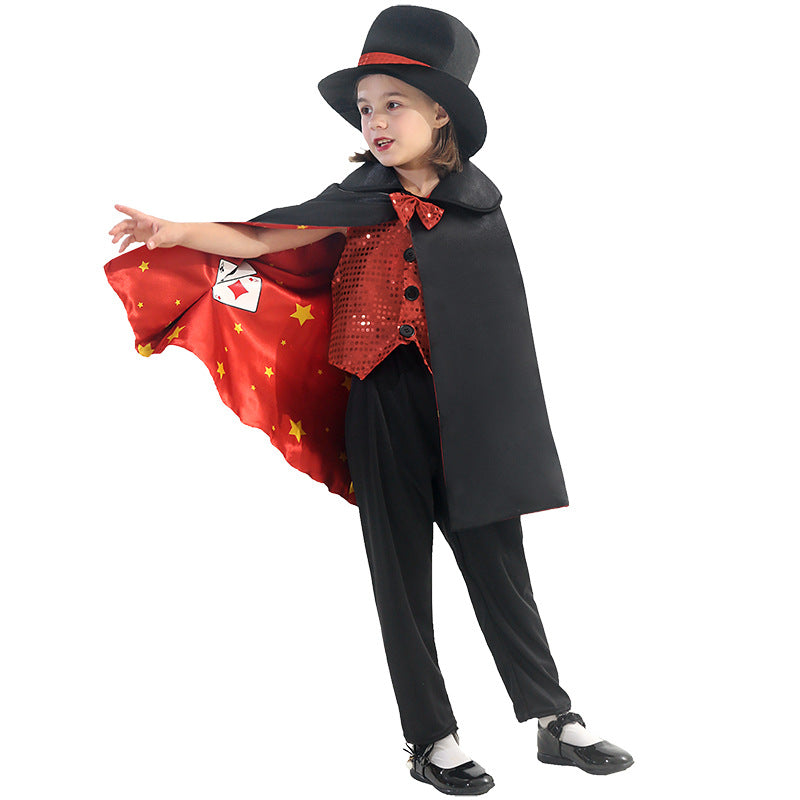 Kinderbühnenkostüme Zauberer Bühnenkostüme, Berufskostüme Cosplay Kostüm Kindergartenpartys&nbsp;