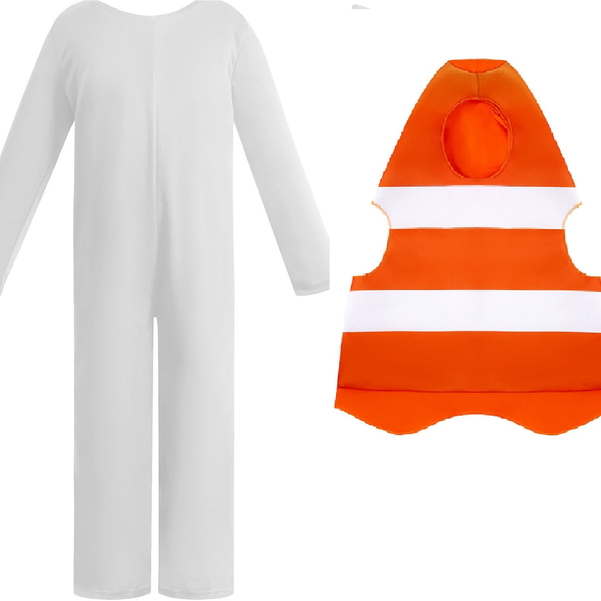 Kinder Kapuzenpulli Verkehrskegel Halloween Cosplay Performance Kostüme Kindergarten Party Performance Kostüm