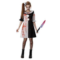 Terrifier Art The Clown Damen Kostüm für Halloween Karneval Mottoparty