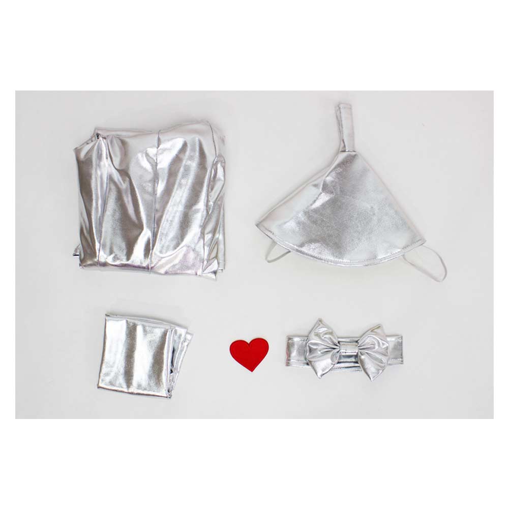 Tin Man silber Kostüm The Wonderful Wizard of Oz Cosplay Bühnenauftritt Kostüm