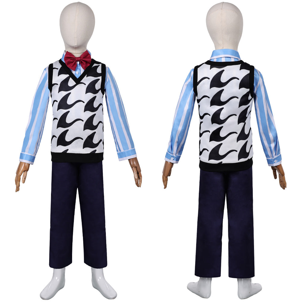 Alles Steht Kopf 2 Kinder Angst Kostüm Cosplay Kostüm Outfits Halloween Karneval Anzug Fear cosplay