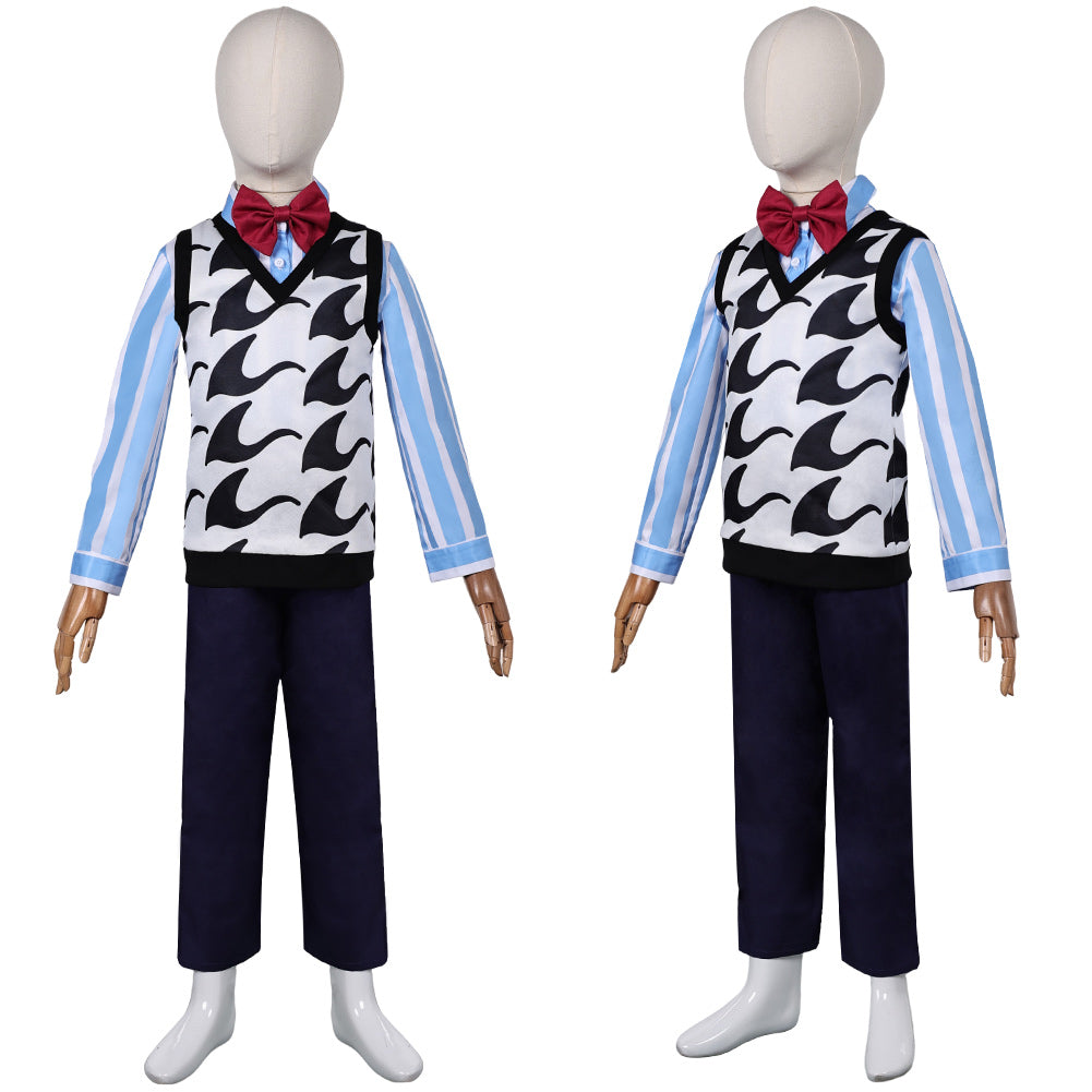 Alles Steht Kopf 2 Kinder Angst Kostüm Cosplay Kostüm Outfits Halloween Karneval Anzug Fear cosplay