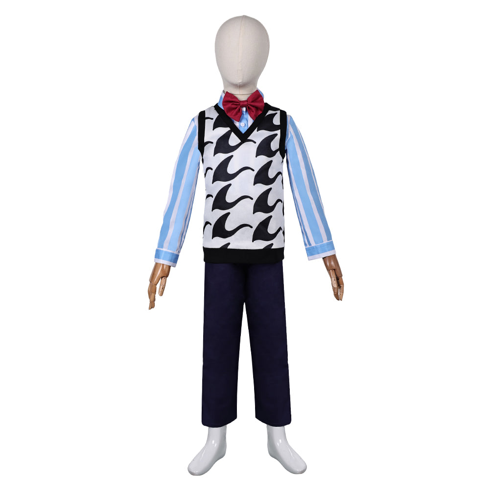 Alles Steht Kopf 2 Kinder Angst Kostüm Cosplay Kostüm Outfits Halloween Karneval Anzug Fear cosplay