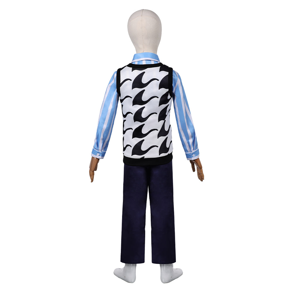 Alles Steht Kopf 2 Kinder Angst Kostüm Cosplay Kostüm Outfits Halloween Karneval Anzug Fear cosplay