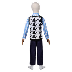 Alles Steht Kopf 2 Kinder Angst Kostüm Cosplay Kostüm Outfits Halloween Karneval Anzug Fear cosplay