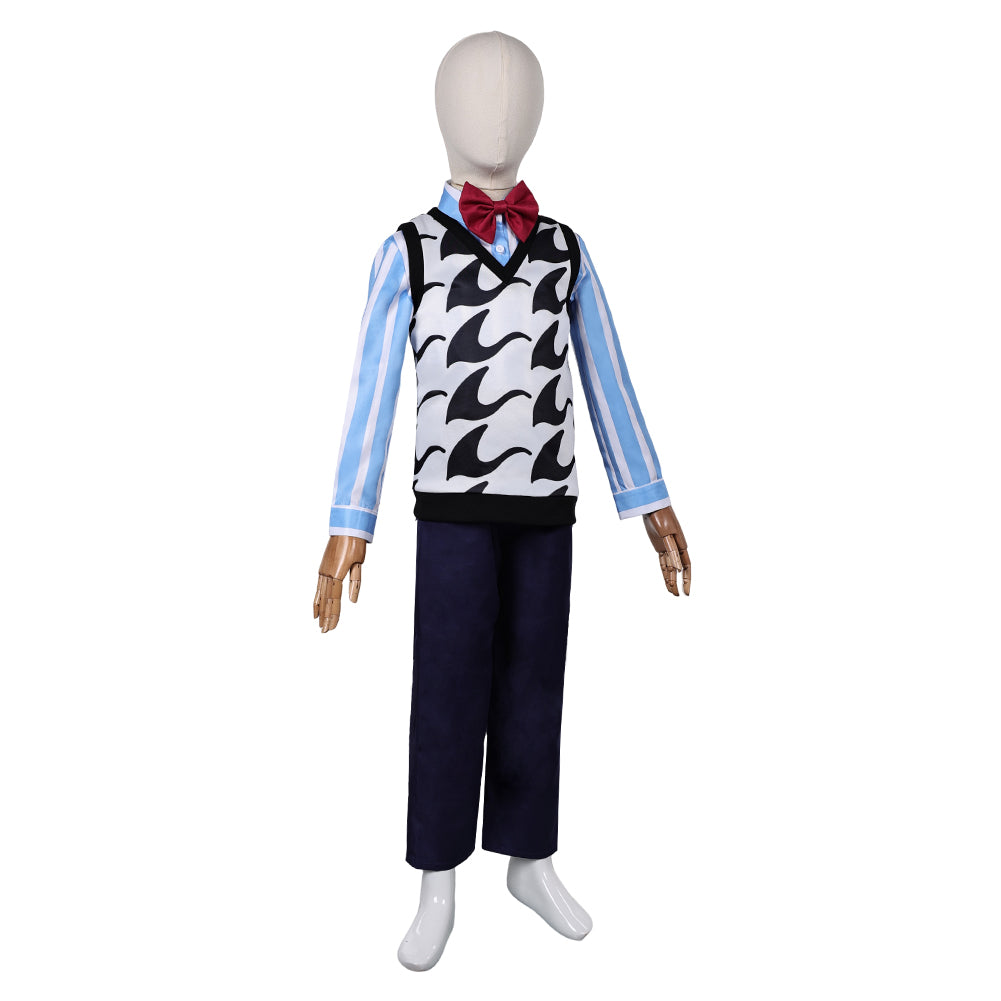 Alles Steht Kopf 2 Kinder Angst Kostüm Cosplay Kostüm Outfits Halloween Karneval Anzug Fear cosplay