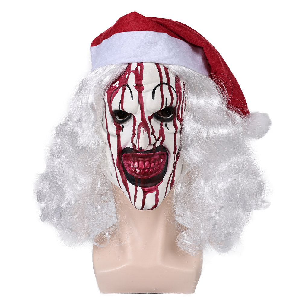 art the clown Halloween Karneval Kostüm Zubehör Christbaumbrille Latex Maske Gläser für den Weihnachtsbaum