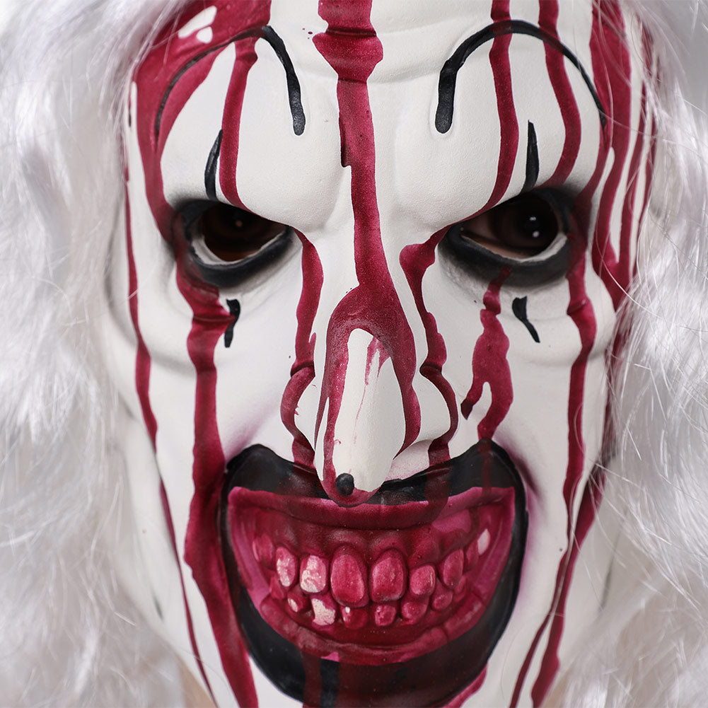 art the clown Halloween Karneval Kostüm Zubehör Christbaumbrille Latex Maske Gläser für den Weihnachtsbaum