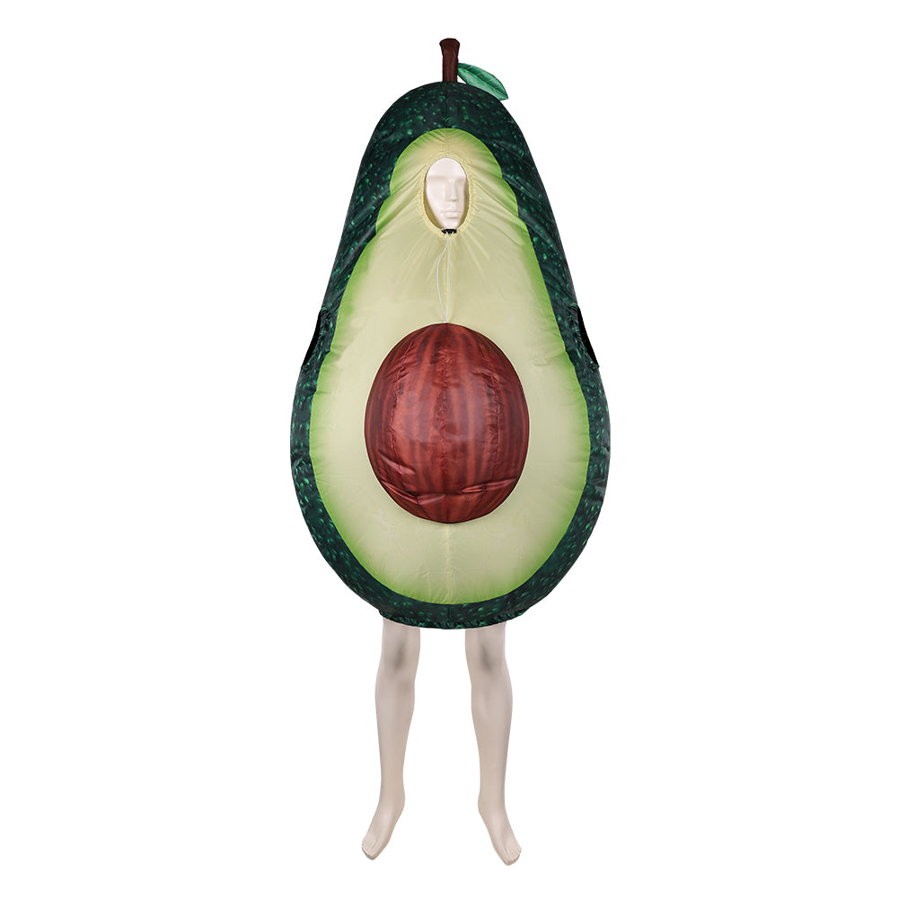 Aufblasbares Avocado-Kostüm – Obst, Essen, Cosplay-Kleidung, Halloween, Karneval, Party-Kostüm