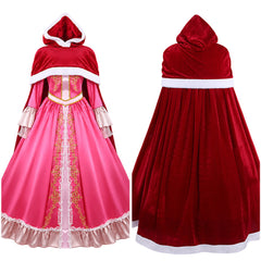 Belle rosa Kleid Die Schöne und das Biest Belle Outfit für Halloween Karneval&Fasching