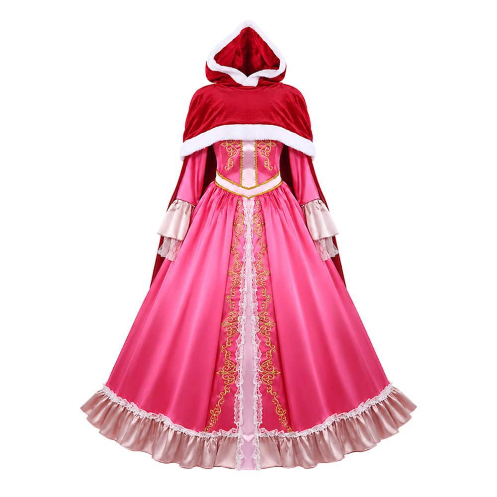Belle rosa Kleid Die Schöne und das Biest Belle Outfit für Halloween Karneval&Fasching