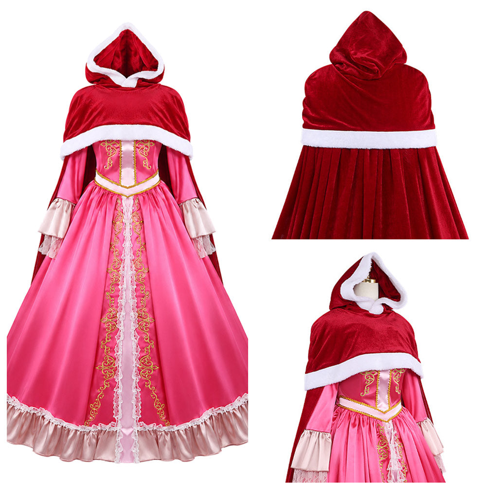 Belle rosa Kleid Die Schöne und das Biest Belle Outfit für Halloween Karneval&Fasching