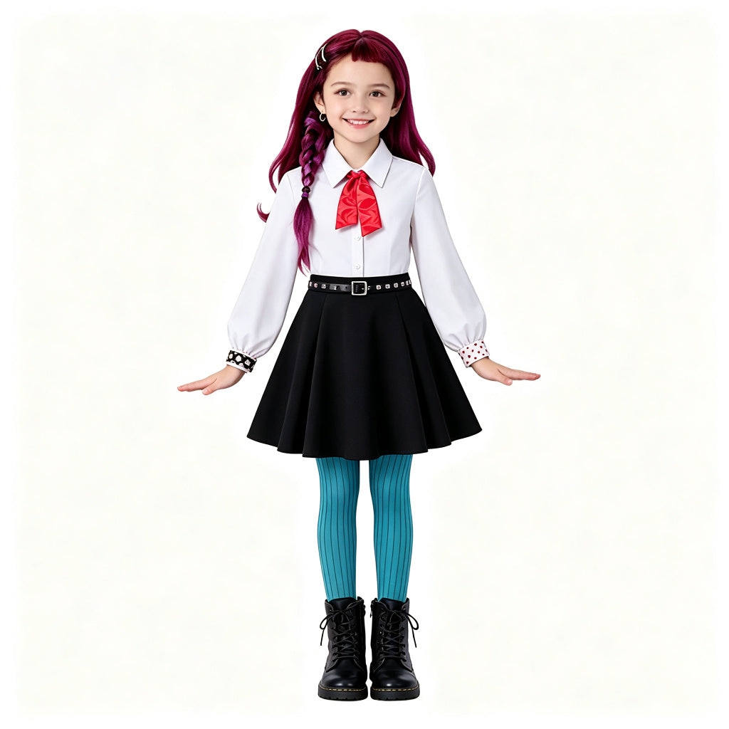 Kinder Mädchen Billie Hexed Cosplay-Kostüm für Halloween, Karneval und Partys