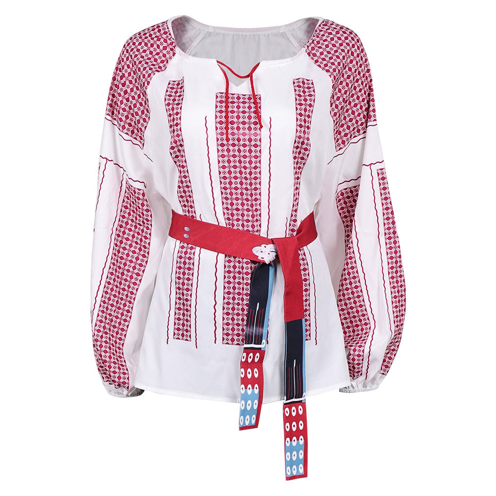 Damen ABBA Retro Style Anni-Frid Synni Lyngstad Cosplay Kostüm Halloween Karneval Party Anzug