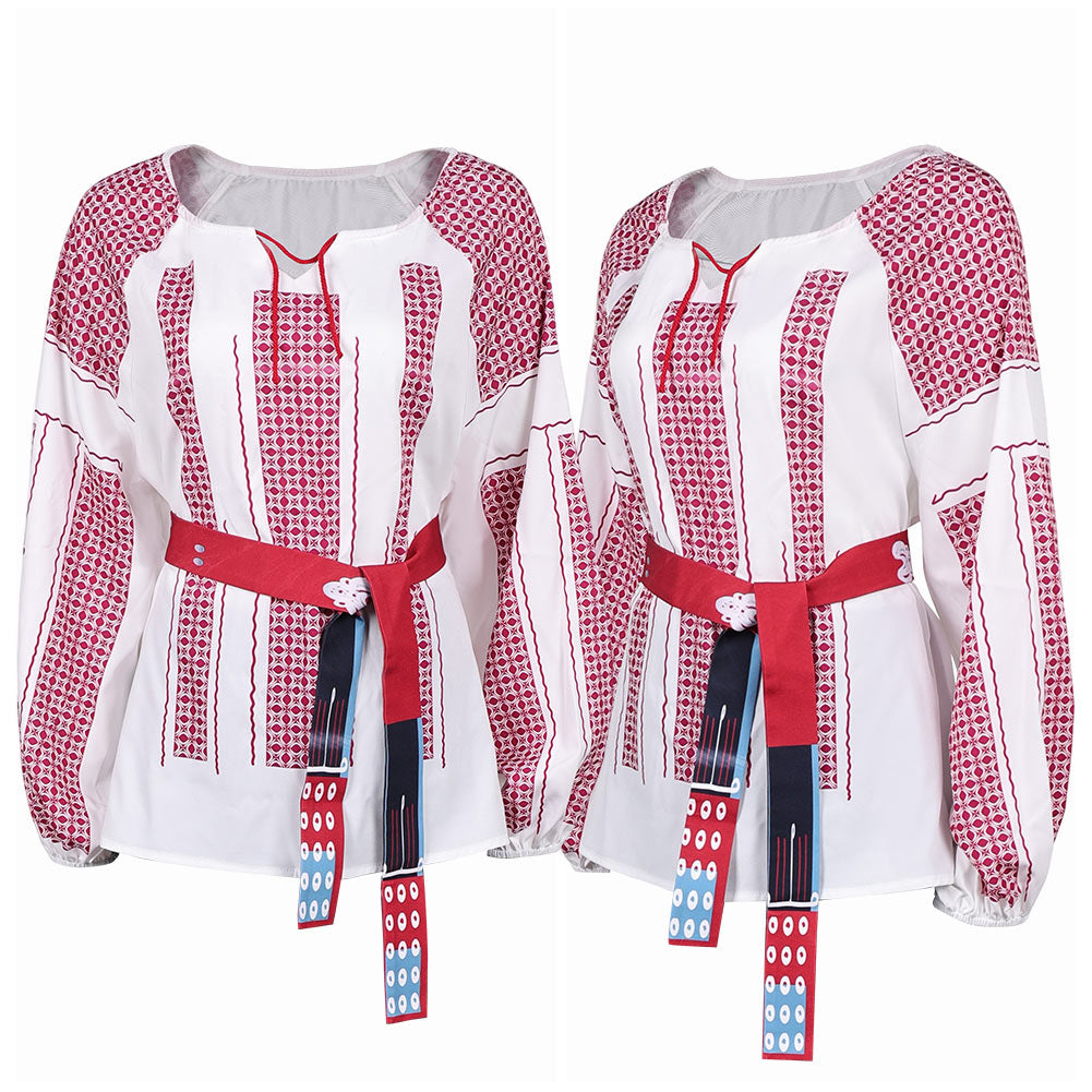 Damen ABBA Retro Style Anni-Frid Synni Lyngstad Cosplay Kostüm Halloween Karneval Party Anzug