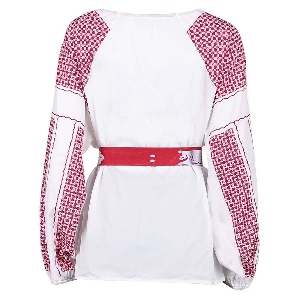 Damen ABBA Retro Style Anni-Frid Synni Lyngstad Cosplay Kostüm Halloween Karneval Party Anzug
