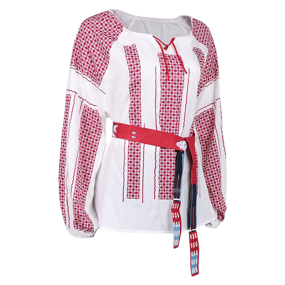 Damen ABBA Retro Style Anni-Frid Synni Lyngstad Cosplay Kostüm Halloween Karneval Party Anzug