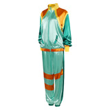 Damen Cosplay Kostüm Kostüme Halloween Karneval Anzug 80er Jahre Kostüm Retro Kleidung Party Anzug Neon Klamotten