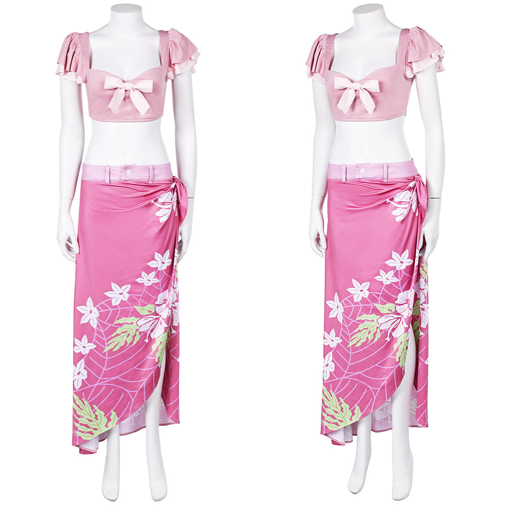 Damen Cosplay Kostüm Outfits Halloween Karneval Anzug Aerith Final Fantasy VII Rebirth