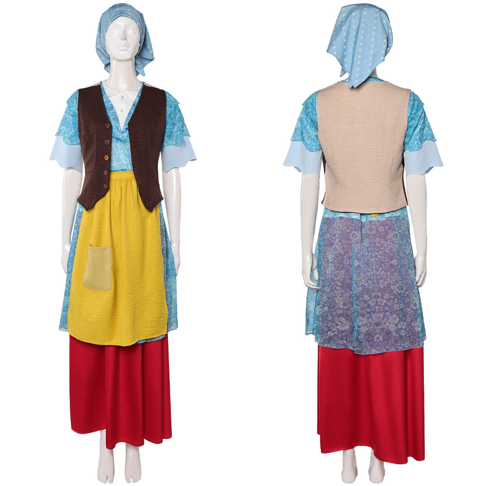 Damen Die kleine Hexe Cosplay Kostüm Halloween Karneval Party Anzug cosplay