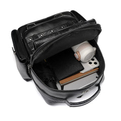 Damen Gothic Große Kapazität Rucksack Schädel Kopf bestickt Handheld Rucksack Computer Tasche