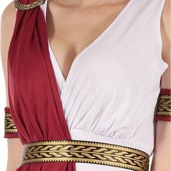 Damen Griechische Göttin Cosplay-Kostüm für Halloween-Karnevalsparty