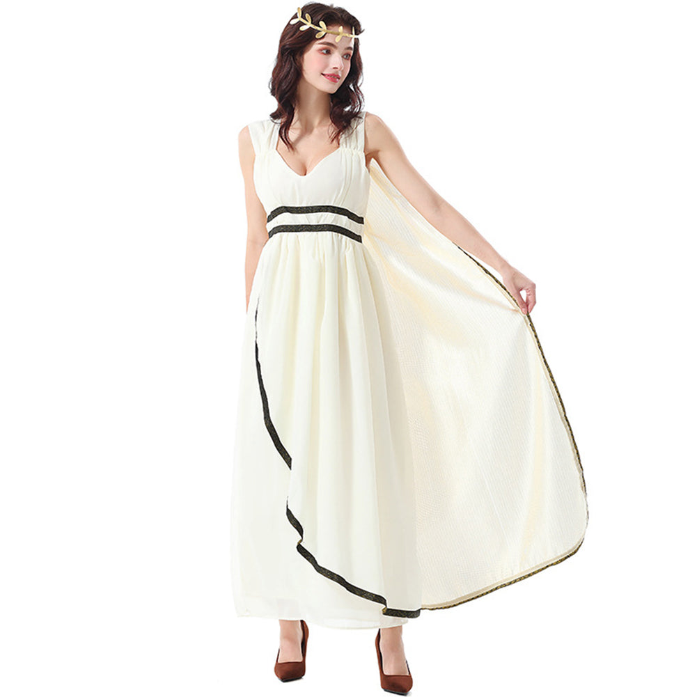 Damen Kleid Römische Toga Kostüm Cosplay Kostüm Halloween Karneval Party Anzug