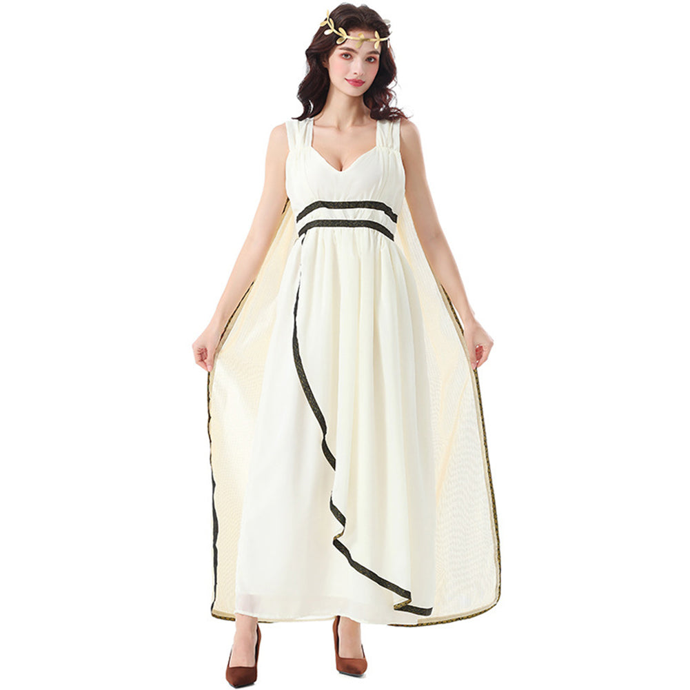 Damen Kleid Römische Toga Kostüm Cosplay Kostüm Halloween Karneval Party Anzug