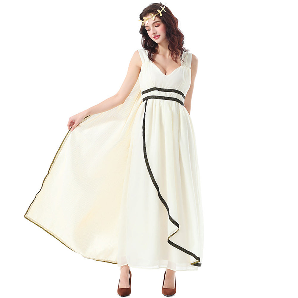 Damen Kleid Römische Toga Kostüm Cosplay Kostüm Halloween Karneval Party Anzug