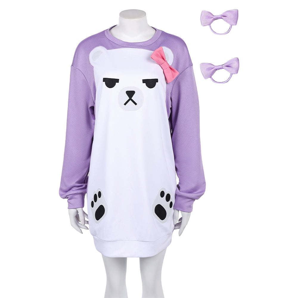 Damen Kpop Demon Hunters Mira Cosplay Kostüm Halloween Karneval Party Anzug