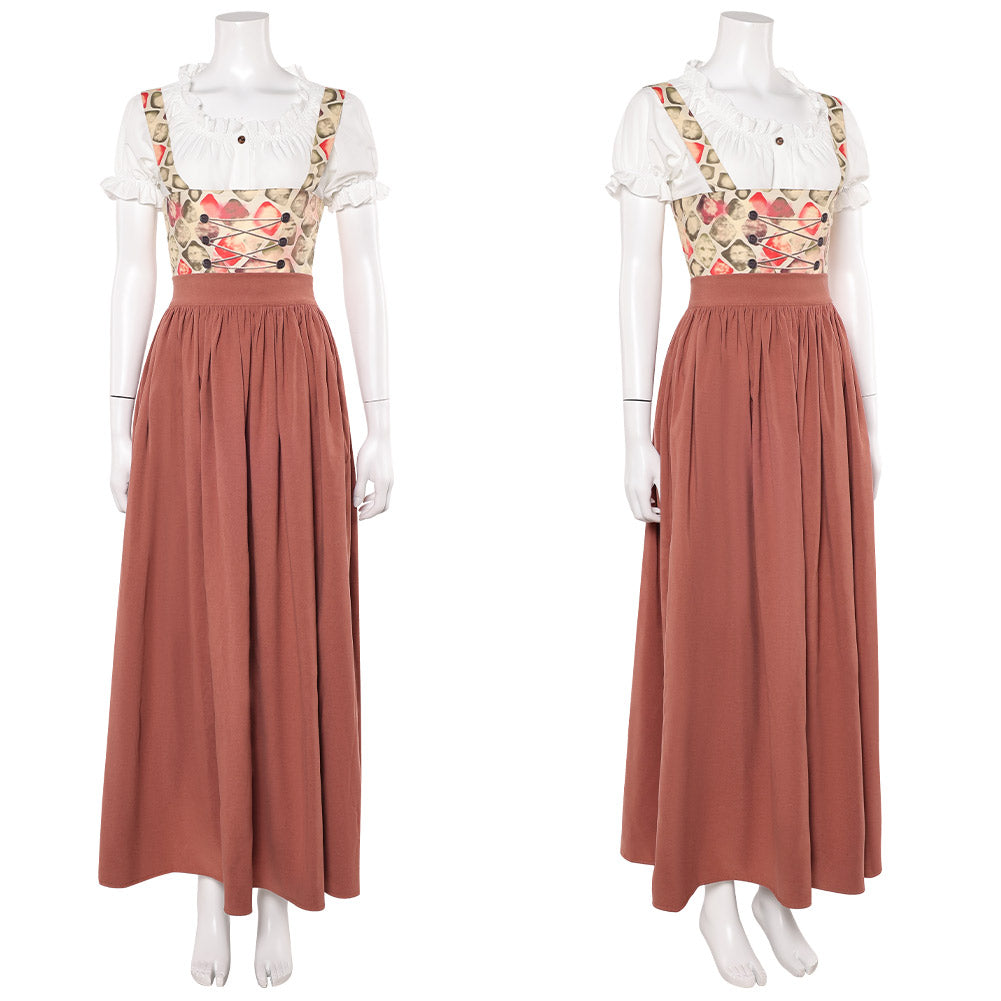 Damen Maria Hoflinger Oktoberfest Kleid cosplay Cosplay Kostüm Halloween Fasching Party Kostüm