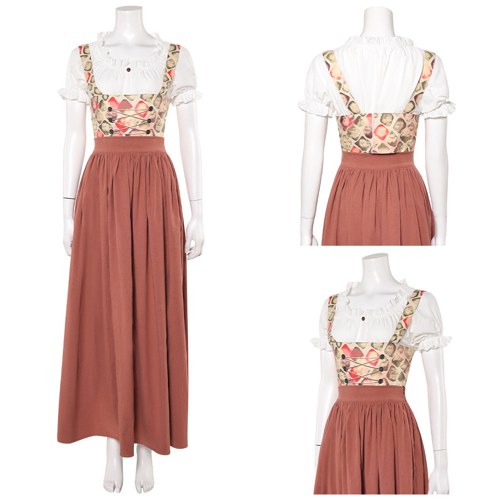 Damen Maria Hoflinger Oktoberfest Kleid cosplay Cosplay Kostüm Halloween Fasching Party Kostüm