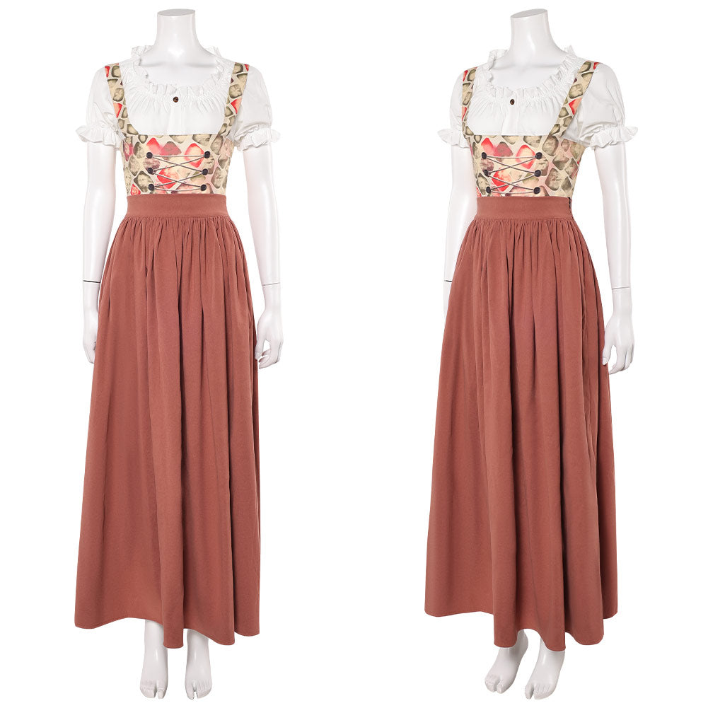 Damen Maria Hoflinger Oktoberfest Kleid cosplay Cosplay Kostüm Halloween Fasching Party Kostüm