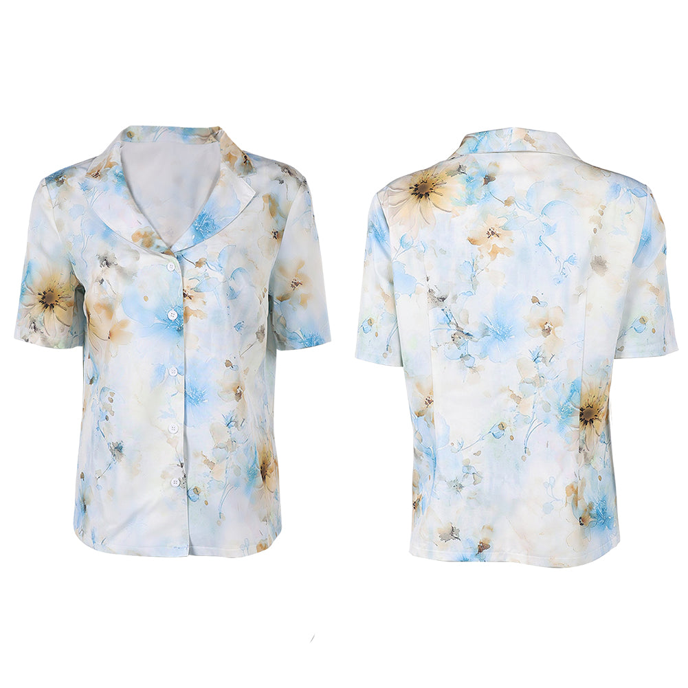 Damen Mary The Backrooms Shirt Cosplay-Kostüm für Halloween, Karneval und Partys