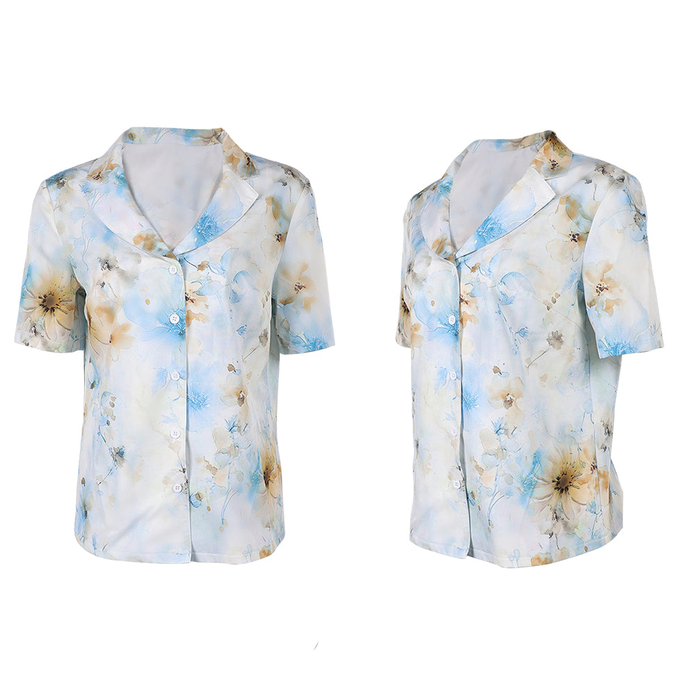Damen Mary The Backrooms Shirt Cosplay-Kostüm für Halloween, Karneval und Partys