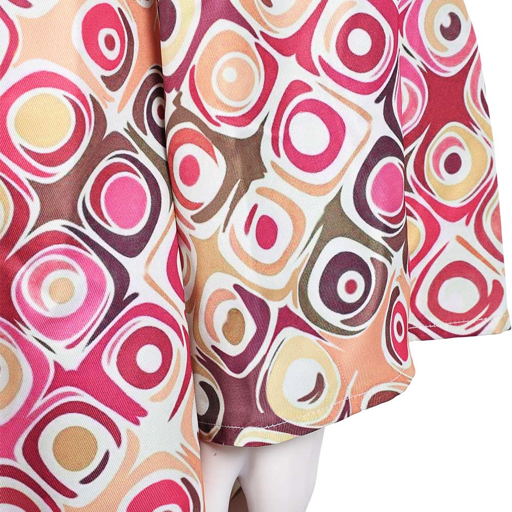 Damen Retro Hippie Kleid Cosplay Kostüm Halloween Karneval Party Anzug   