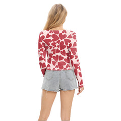 Damen rosa Top cosplay shirt Valentinstag Kostüm Halloween Karneval Party Anzug